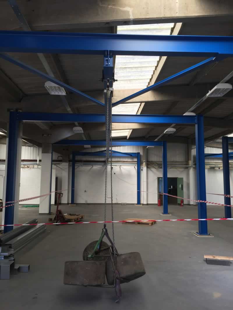 Load testing gantry